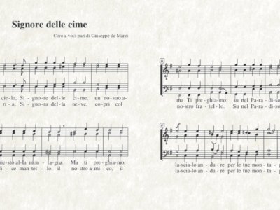 Signore delle cime, entrato nell'immaginario collettivo a tal punto che sono in molti a considerarlo un canto popolare di autore ignoto