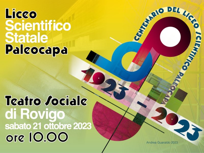 Locandina: Centenario del Liceo Paleocapa